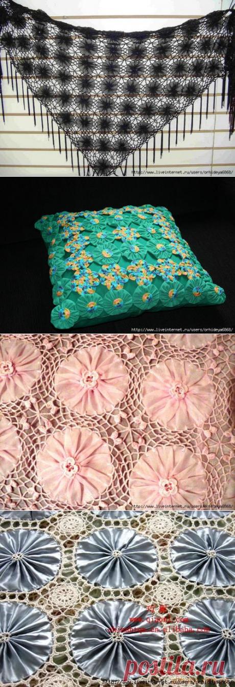 НЕОБЫКНОВЕННО КРАСИВОЕ ВЯЗАНИЕ. ТКАНЬ+КРЮЧОК.