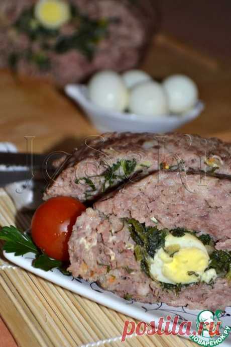 Мясной хлеб с яйцом в мультиварке - кулинарный рецепт