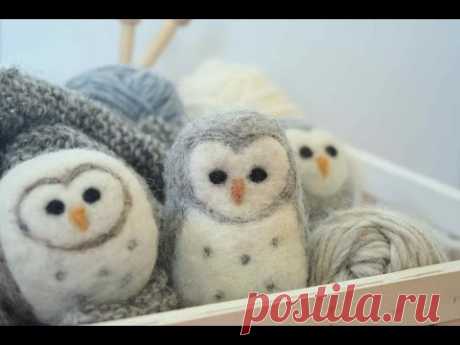 Needle Felted Owl: A Beginner's Guide to Felting