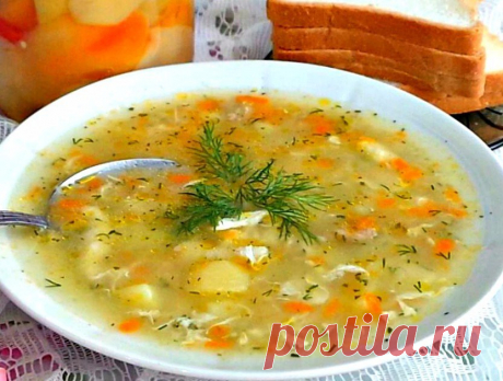 Как у бабушки в деревне — Суп-затируха. Просто и очень вкусно!