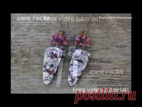PolyPediaOnline FREE tutorial - Faux Marble Polymer Clay Cane by Iris Mishly