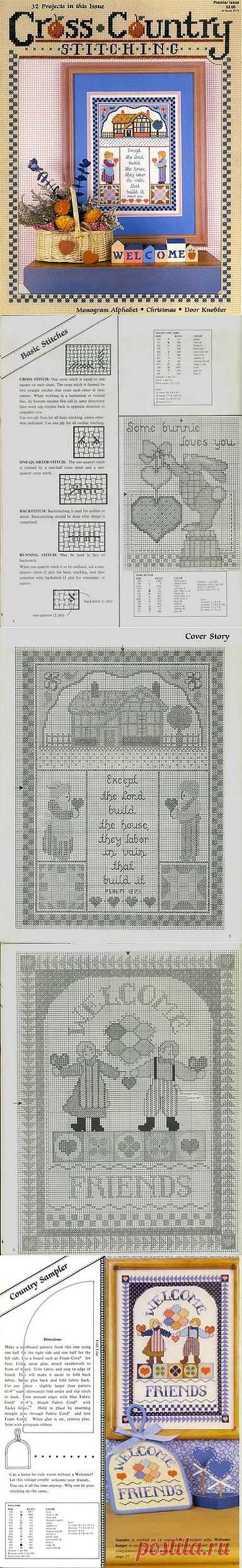 Журнал: Cross Country Stitching 1989 (вышивка) -