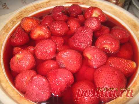 Клубничное варенье "Клубника с коньяком!
