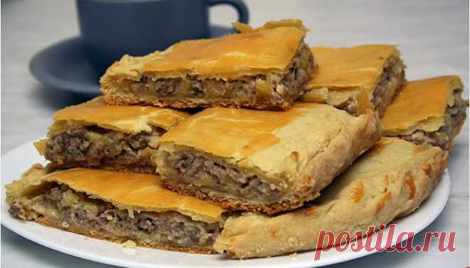 Пирог с мясом 