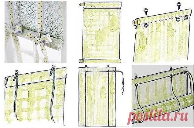 Рулонную штору можно не покупать, а сделать своими руками.
Рулонной шторой можно закрыть окно или стеклянную дверь. Она спасет помещение от яркого солнца и украсит собой интерьер. А изготовим мы ее своими руками. Рулонные на пластиковые окна еще и устанавливаются в два счета.  
 
Для работы нам понадобятся следующие инструменты и материалы: два отреза ткани разного дизайна – для лицевой и изнаночной стороны шторы  
два деревянных бруска длинной с оконную раму – один для кр...