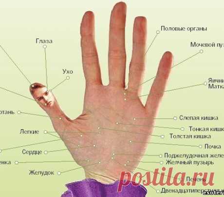 От головной боли, напряжения, тревожности и стрессов – массаж пальцев