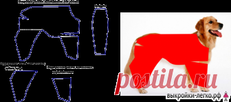 [Шитье+Вязание] Базовая выкройка одежды для собак. Полезнейший материал!