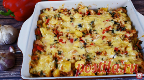 Мясная запеканка на ужин - Коллекция замечательных рецептов