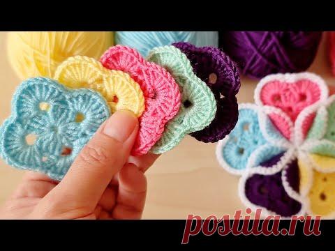 Super Easy Knitting krochet motif model beybi blanket canta motif yelek motif