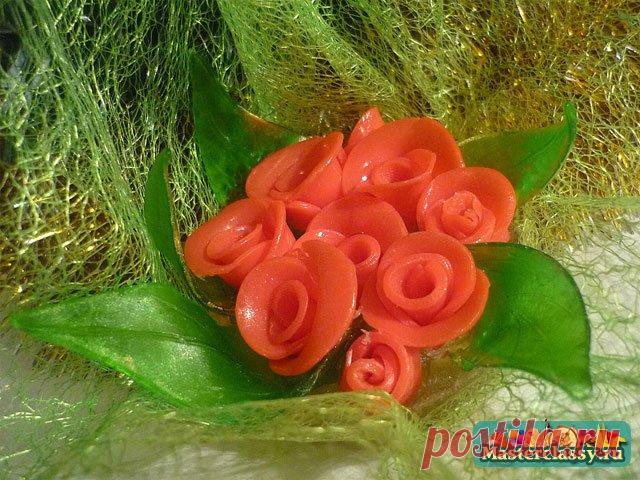 Мыло своими руками. Букет роз. Мастер класс