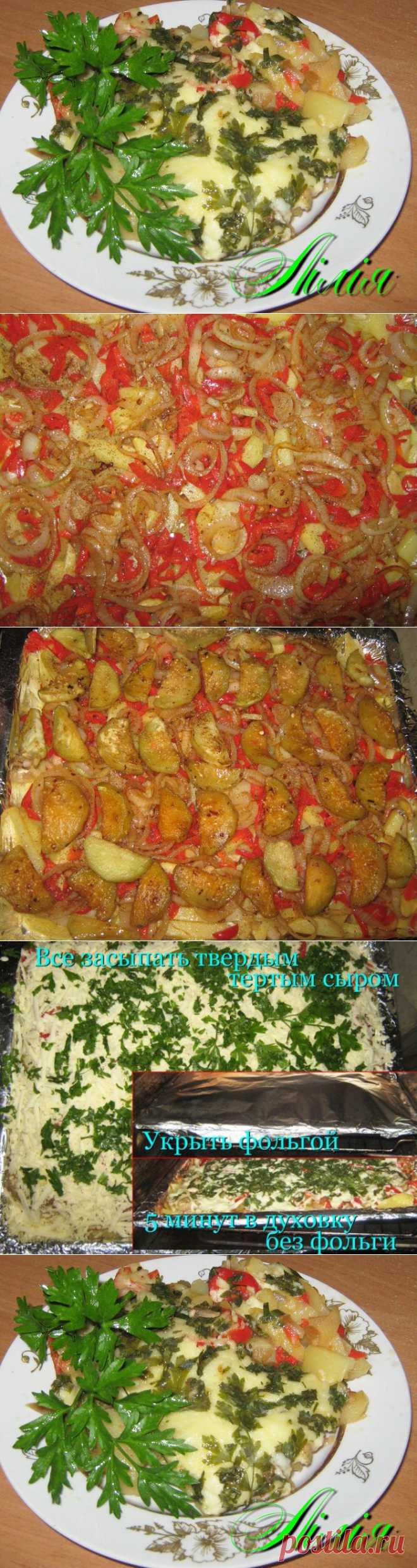 Картофель со шкварками и овощами | Любимые рецепты