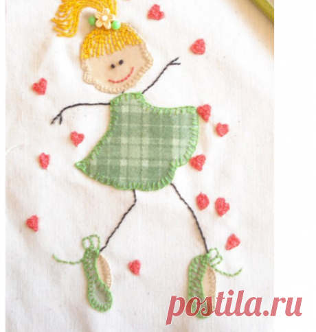 Аппликация для детских вещей