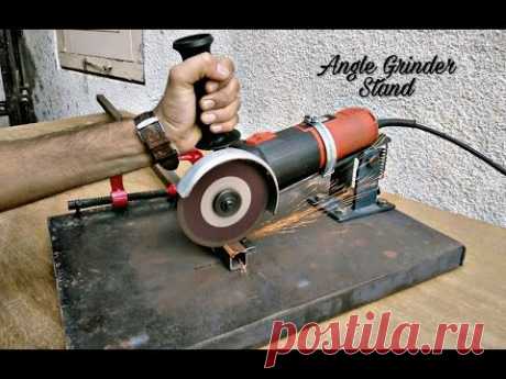 Homemade Angle Grinder Stand / Angle Grinder Support..