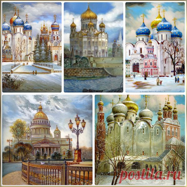 Купола России «федоскинская миниатюра»