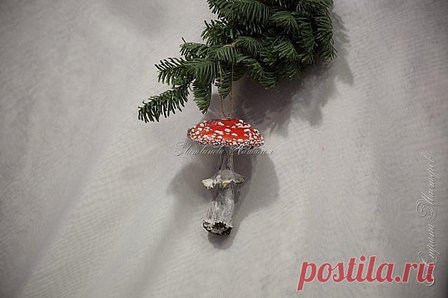 Ватные игрушки - МУХОМОРЫ на елку | Страна Мастеров