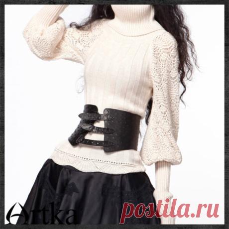 Кружевная проказница - джемпер спицами от Artka
