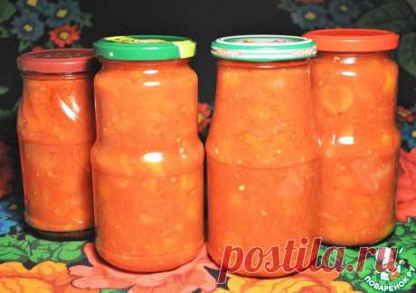 Томатный соус с перцем и луком Кулинарный рецепт