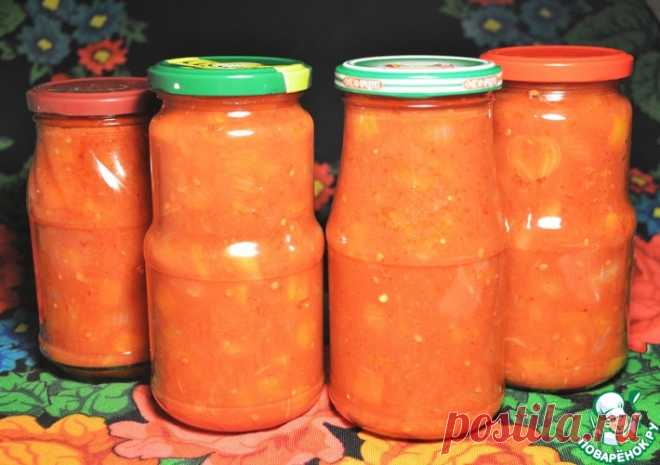 Томатный соус с перцем и луком Кулинарный рецепт