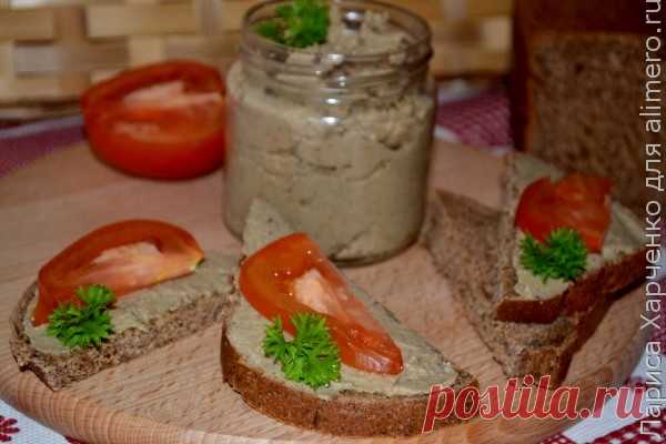 Паштет из фасоли и шампиньонов