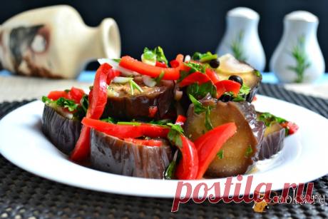 Маринованные баклажаны быстрого приготовления