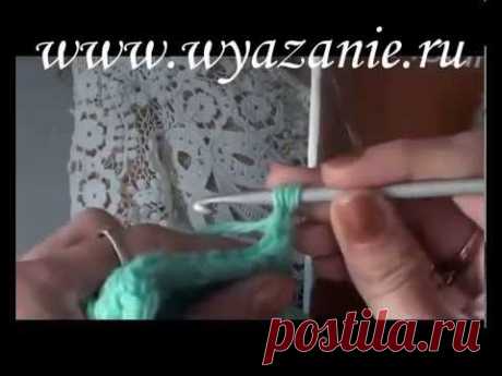 Как не делать в начале ряда воздушные петли подъема..mp4
