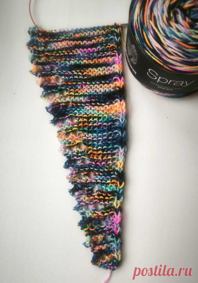 Шарфик Софи | Людмила Пряжевская творчество на спицах | Дзен