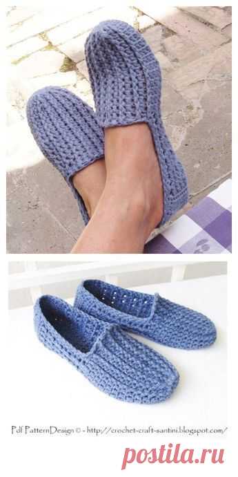 Crochet Adult Loafer Shoes Patterns