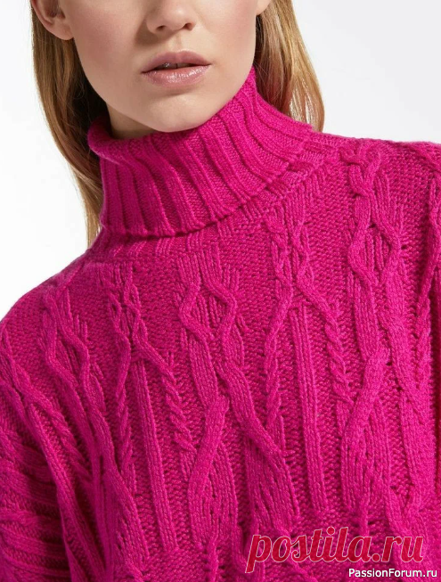 Узор свитера от MAX MARA | Вязание для женщин спицами. Схемы вязания спицами