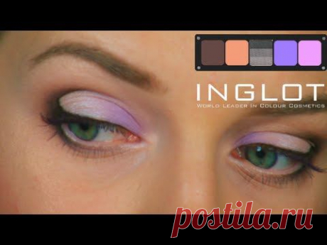 Макияж Петля в карандашной технике с тенями INGLOT