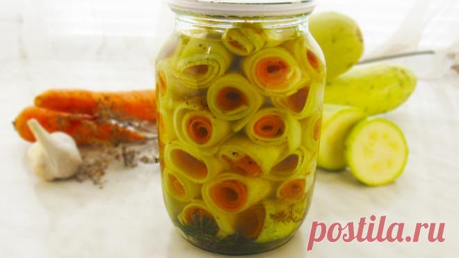 Удивите своих гостей! Маринованные хрустящие рулетики из кабачков! Заготовка на зиму! 
Приветствую всех! Сегодня я хочу с вами поделиться, рецептом маринованных рулетиков из кабачков. Рецепт необычный, но рулетики получаются очень ароматными, вкусными и к тому же красивыми. Я уверенна,…