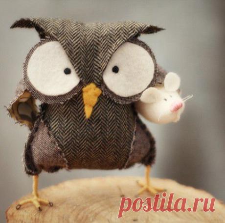 снова поделки на тему сов =).