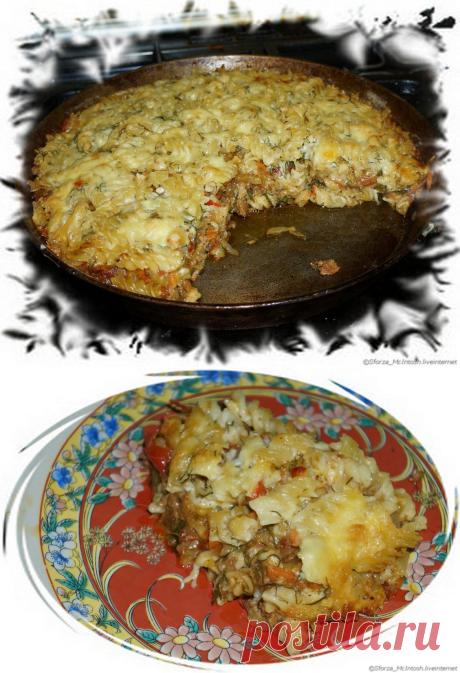 Мои запеченные макароны с овощами и фаршем.29.05.14