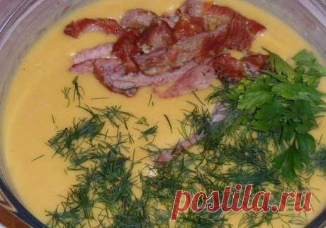 СЫРНЫЙ СУП с КОПЧЕНОСТЯМИ