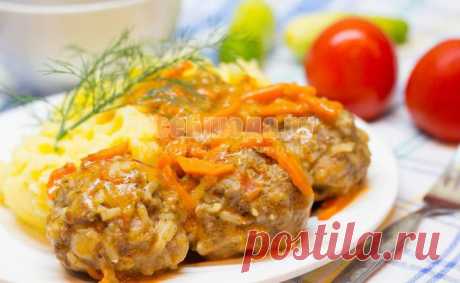 Ёжики с подливкой в кастрюле - рецепт с пошаговыми фото | Все Блюда