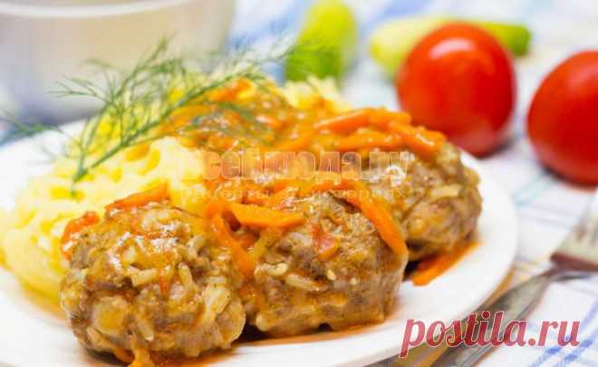 Ёжики с подливкой в кастрюле - рецепт с пошаговыми фото | Все Блюда