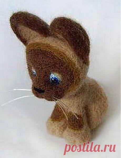 МК по валянию котёнка Гав