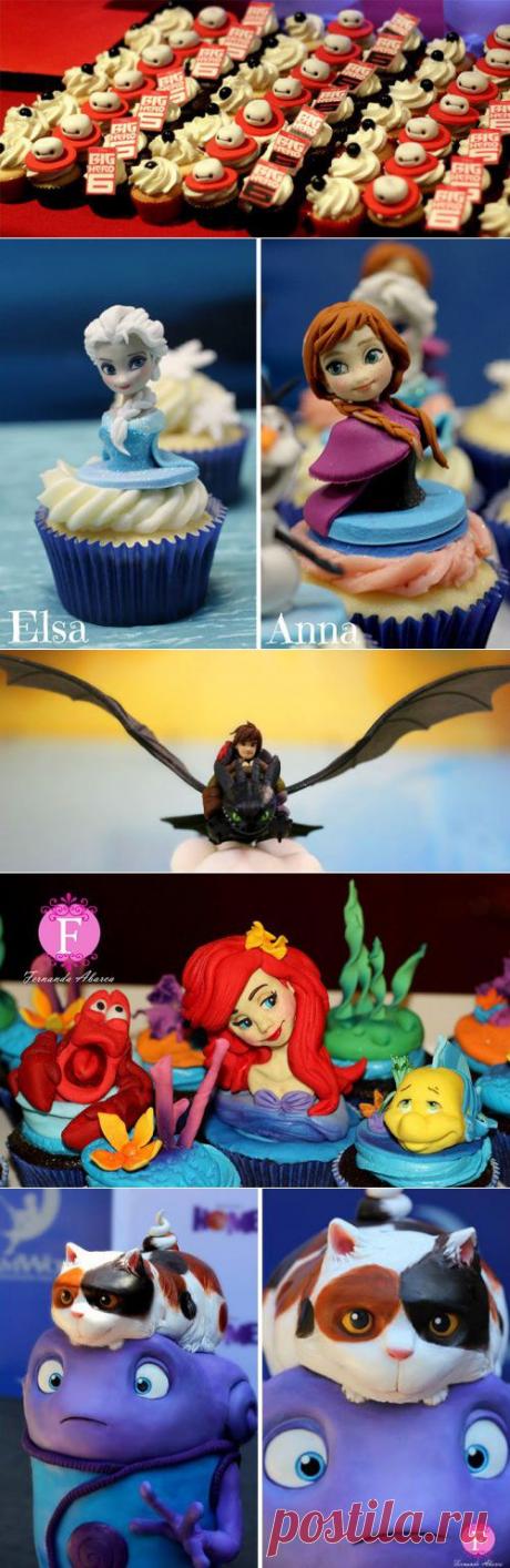 Торты и кексы от художника студии DreamWorks Фернанды Абарки (14 фото)