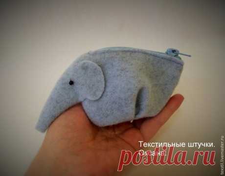 Оригинальный кошелёк «Слон» - Ярмарка Мастеров - ручная работа, handmade