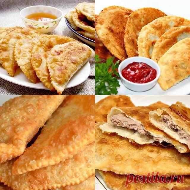 Нежные и очень вкусные слоистые чебуреки 