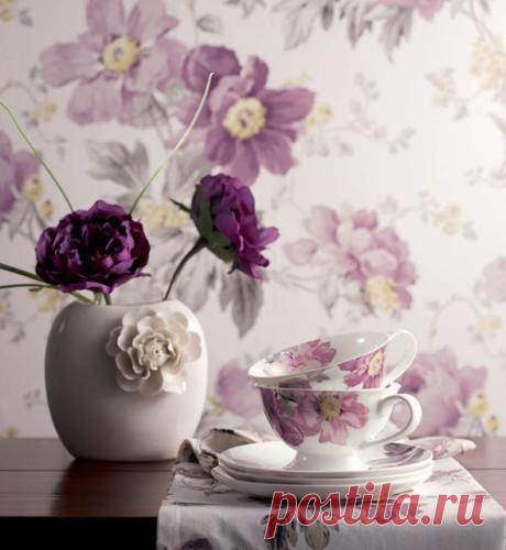 Интерьер в сиреневой гамме — Роскошь и уют
