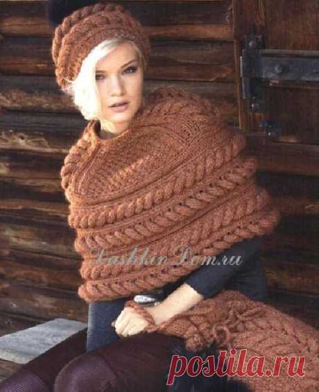Накидка, шапка и сумка
