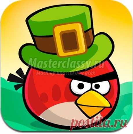 Детские брошки &quot;Angry Birds&quot; из фетра. Мастер-класс с пошаговыми фото