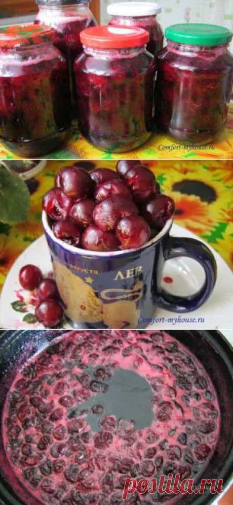Жареное вишневое варенье