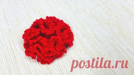 Вязаная крючком гвоздика. Мастер-класс с пошаговыми фотографиями. | Повязули. Вязание крючком и вязание С2С. | Яндекс Дзен