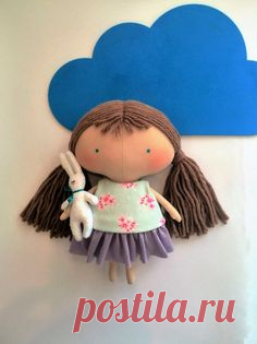 Handmade doll Girlfriend gift Tilda doll Girl by HandmadeToyStore