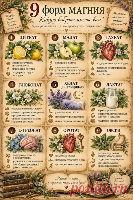 9 форм магния (какую выбрать именно вам)