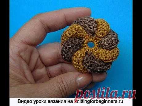 Вязаный цветок Crochet flower pattern: Дневник группы &quot;Вязание&quot; - Страна Мам