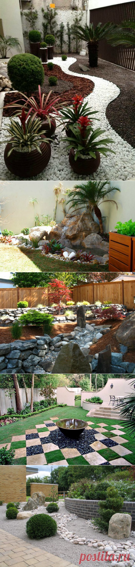 Как использовать камни в ландшафтном дизайне / Домоседы