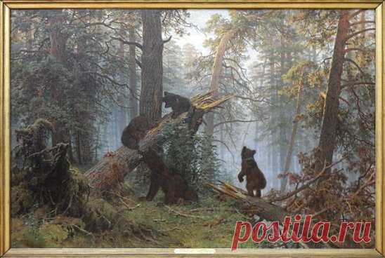 Иван Иванович Шишкин. Утро в сосновом лесу. 1889 год.
