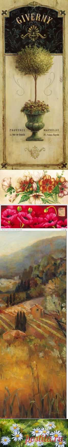 Картинки для декупажа. Узкие и длинные